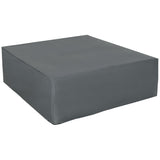 80.7" x 75.6" x 24" Waterproof Patio Furniture Cover, Grey