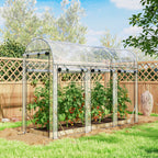 10' x 3' x 6.5' Walk-in Tunnel Greenhouse, Clear