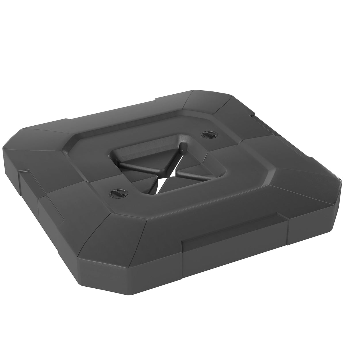2-Piece Cantilever Umbrella Base Weight Set, 231 lb, Black