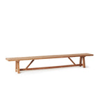 Madera 118" Vintage Teak Bench