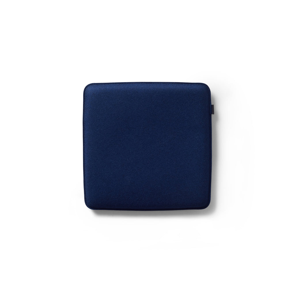 Zabuton Wool Felt Square Seat Pad in Marine