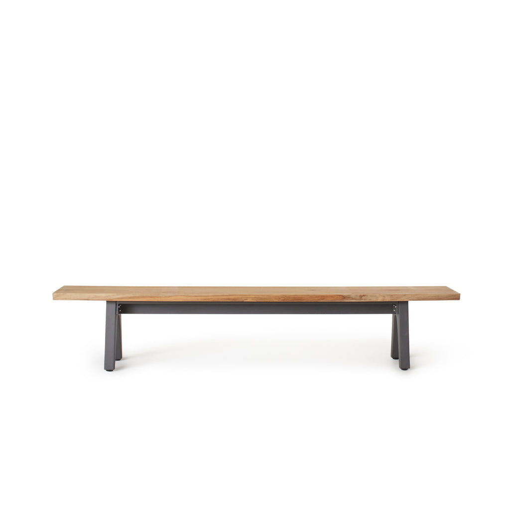 Montara 94" Live Edge Teak Bench