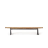 Montara 94" Live Edge Teak Bench