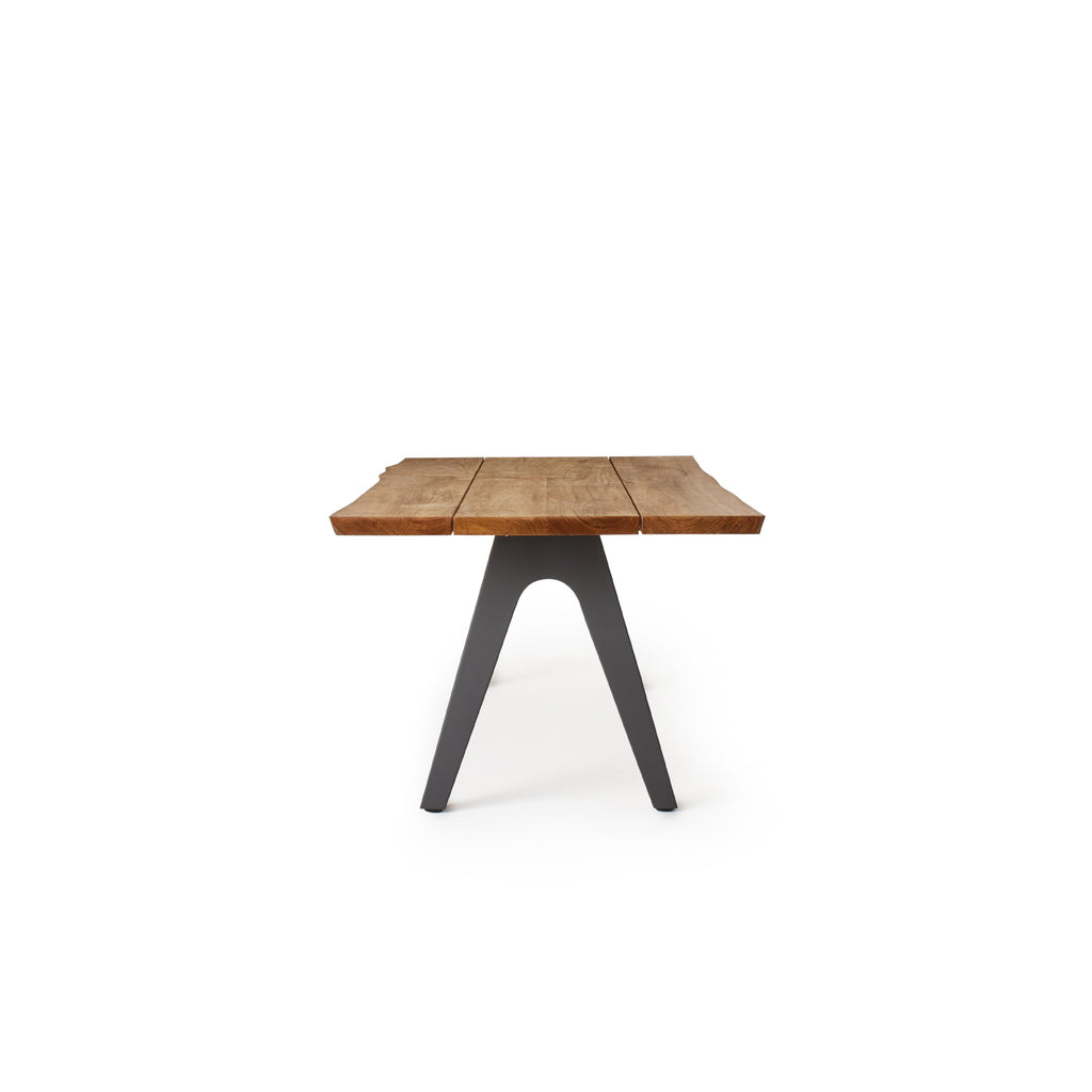 Montara 94" Live Edge Teak Dining Table
