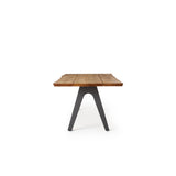 Montara 94" Live Edge Teak Dining Table