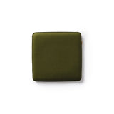 Zabuton Wool Felt Square Seat Pad in Moss
