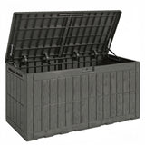 440L Garden Storage Box with Lockable Lid and Gas Rods