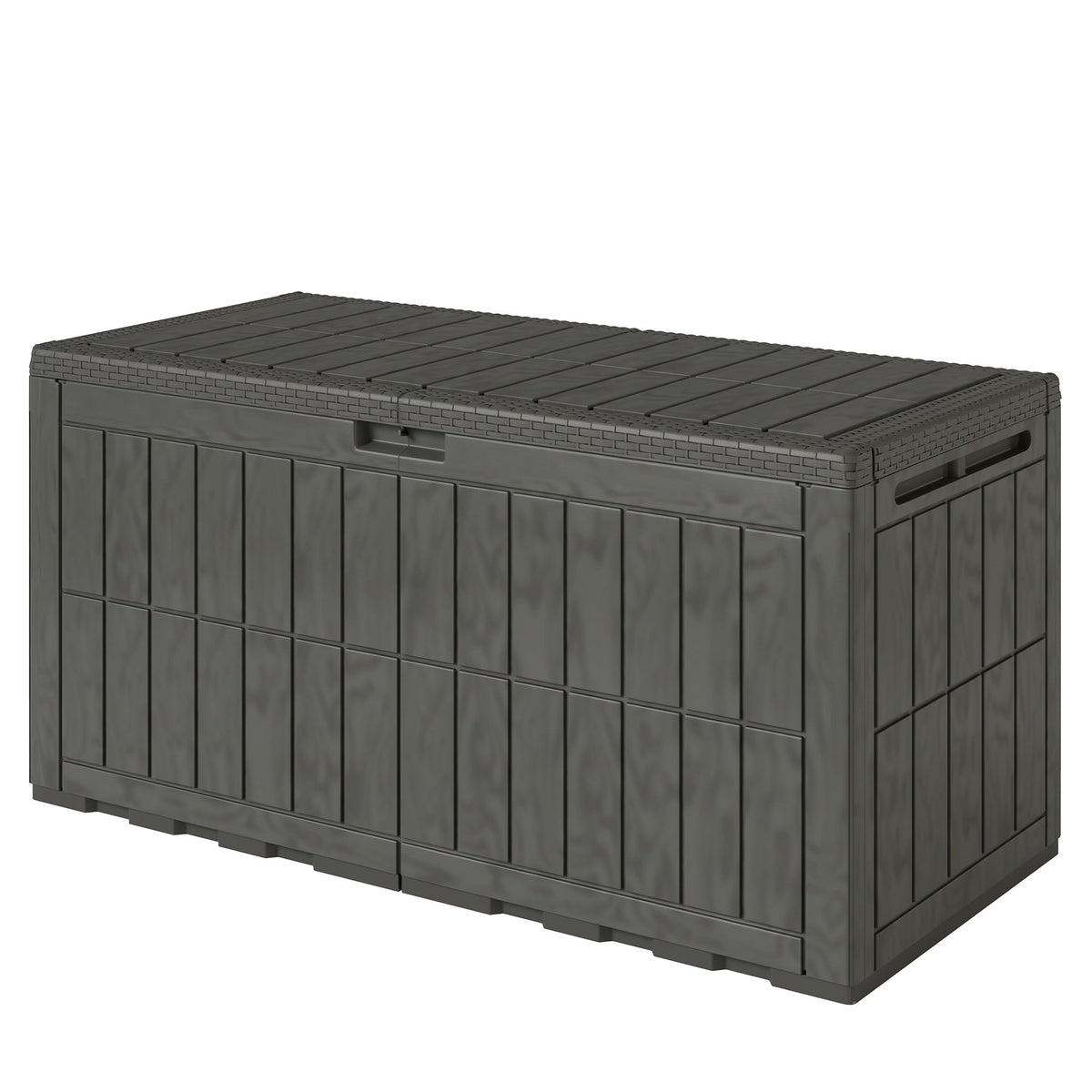 440L Garden Storage Box with Lockable Lid and Gas Rods