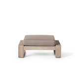 Nicasio Weathered Teak Ottoman