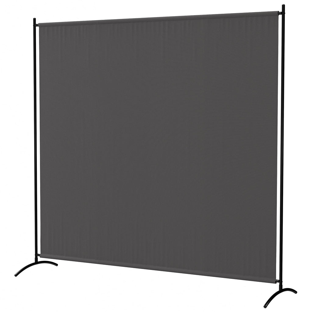 5.9FT Outdoor Privacy Screen with UPF30+ Protection, Freestanding, Dark Gray