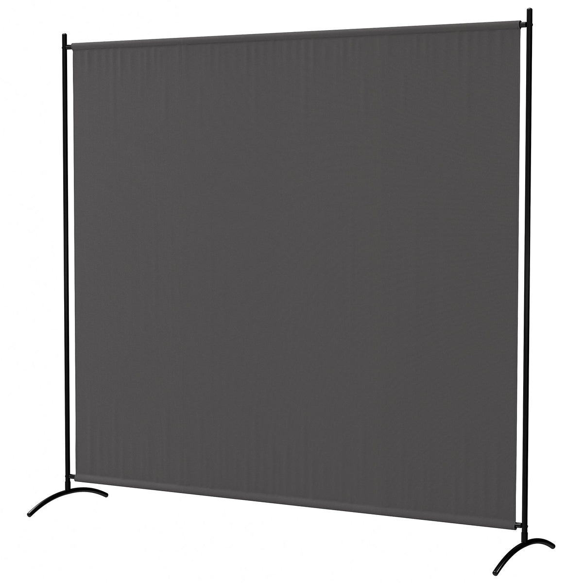 5.9FT Outdoor Privacy Screen with UPF30+ Protection, Freestanding, Dark Gray