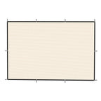2 x 3 m Sun Shade Sail in Beige with Steel Eyelets & Bungee Cords, UV Protection
