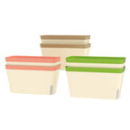 6 Pack 10.5" Self-Watering Planter Boxes with Water Level Indicator