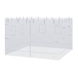 Pop Up Canopy Mesh Sidewalls Set of 4 for 10' x 10' Tent, White