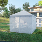 Pop Up Canopy Mesh Sidewalls Set of 4 for 10' x 10' Tent, White