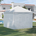 Pop Up Canopy Mesh Sidewalls Set of 4 for 10' x 10' Tent, White