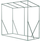 6.6' x 2.5' x 5.5' Walk-in Greenhouse with Door and Window, Green