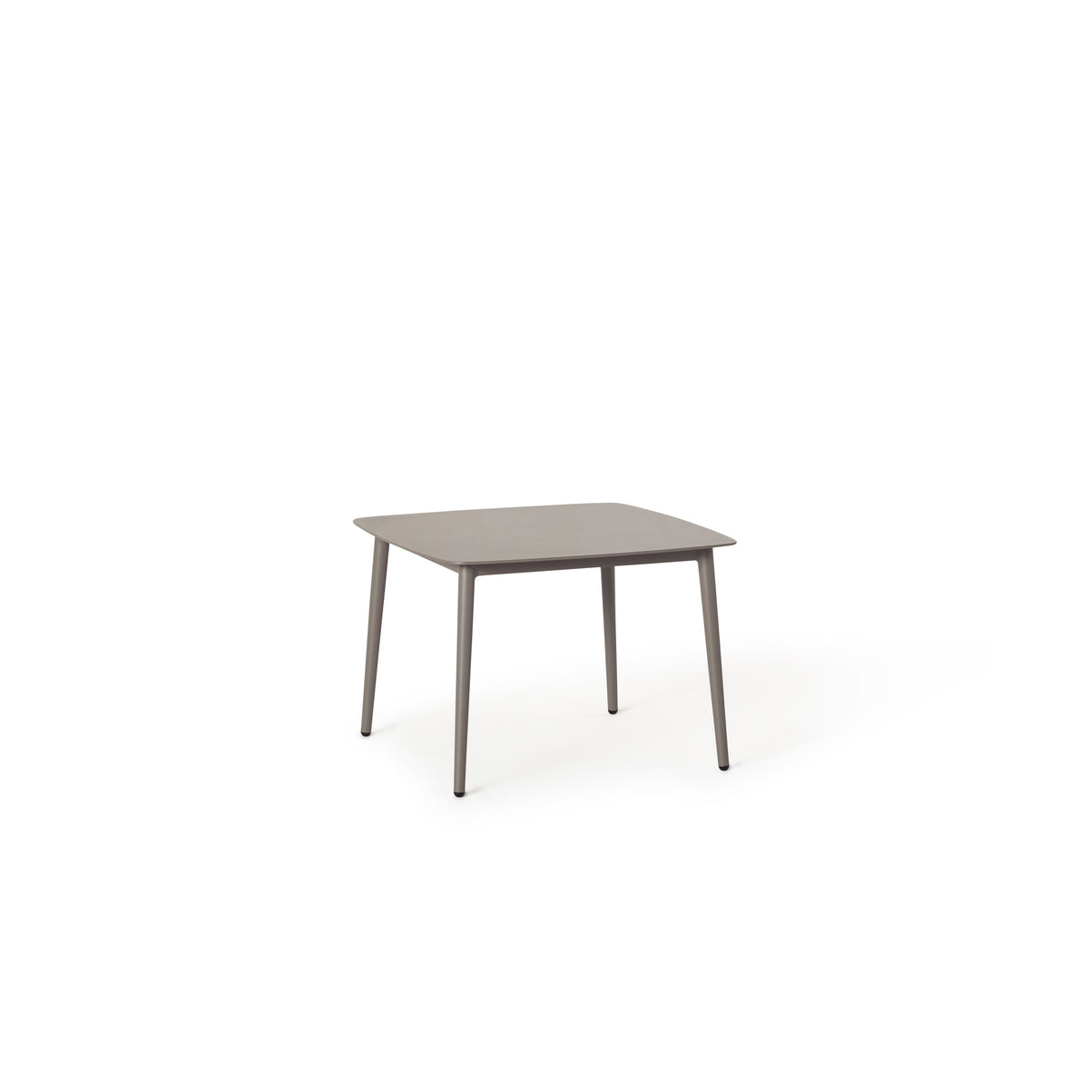 Olema Side Table in Quartz Grey Aluminum