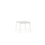 Olema Side Table in White Aluminum