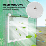 78.7" x 29.5" x 74" Mini Greenhouse, Green