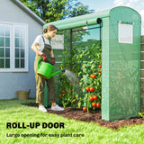 78.7" x 29.5" x 74" Mini Greenhouse, Green