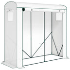 78.7" x 29.5" x 74" Mini Greenhouse, White