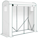 78.7" x 29.5" x 74" Mini Greenhouse, White
