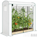 78.7" x 29.5" x 74" Mini Greenhouse, White