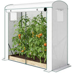 78.7" x 29.5" x 74" Mini Greenhouse, White