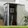 Patiowell 3 x 3 FT Outdoor Storage Shed,Small Garden Tool Storage Shed with Sloping Roof and Single Lockable Door, Outdoor Shed for Backyard Garden Patio Lawn, Gary - Walmart.com