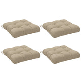 4-Piece Patio Chair Cushions Set with Ties, 19" x 19" x 4"