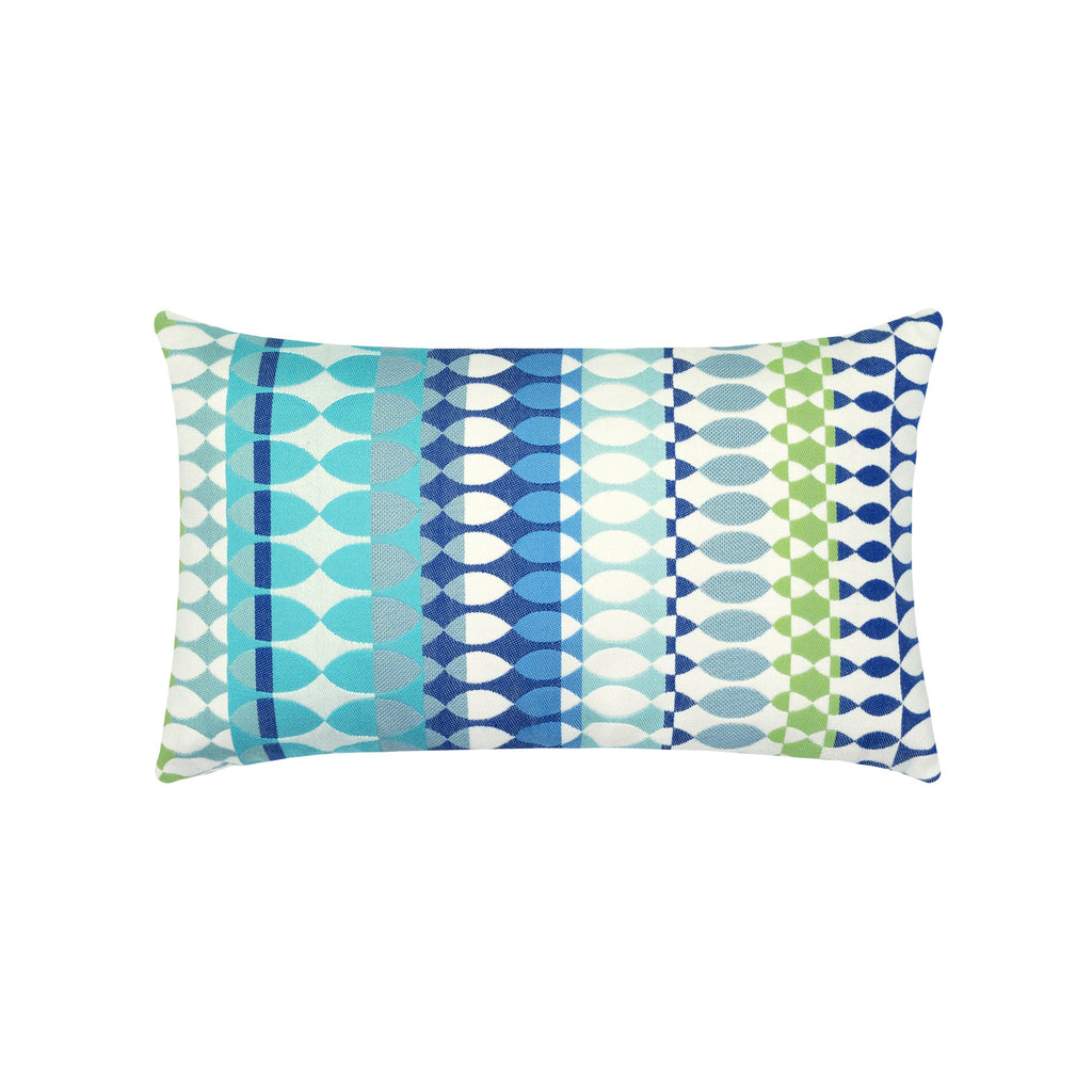 Modern Oval Ocean Pillow