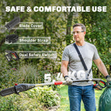 18V 8" Cordless Pole Chainsaw with 2 Batteries and Charger