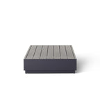 Sonora Coffee Table in Charcoal Aluminum