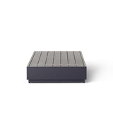 Sonora Coffee Table in Charcoal Aluminum