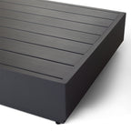 Sonora Coffee Table in Charcoal Aluminum