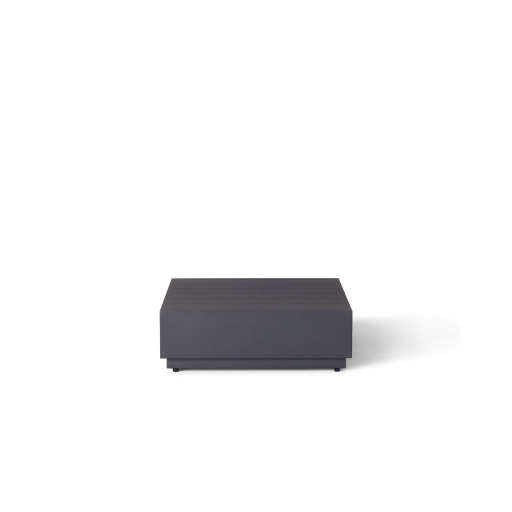 Sonora Side Table in Charcoal Aluminum