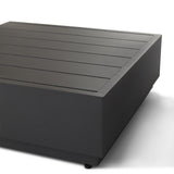 Sonora Side Table in Charcoal Aluminum