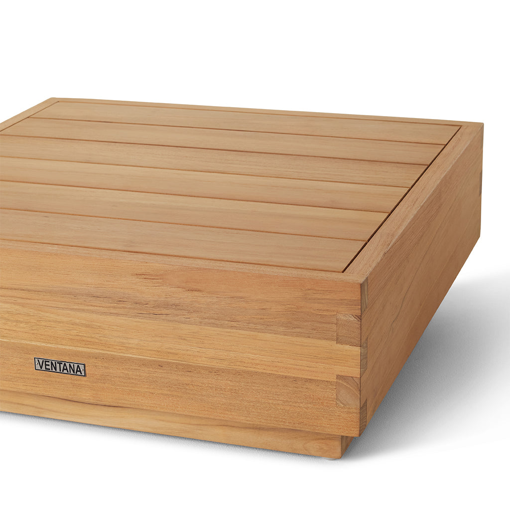Sonora Side Table in Natural Teak