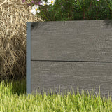 28" x 15" x 59" Raised Garden Bed with Trellis, Dark Grey