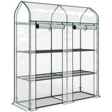 3-Tier Mini Greenhouse, 56.3" x 18.1" x 65", Clear