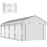 Carport Sidewall Panels Set of 4 for 10' x 15' Structures, White