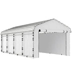 Carport Sidewall Panels Set of 4 for 10' x 15' Structures, White