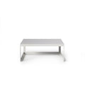 Vista 36" White Square Coffee Table