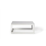 Vista 36" White Square Coffee Table