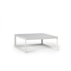 Vista 36" White Square Coffee Table