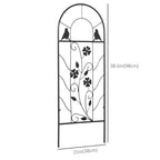2 Pack Garden Trellis for Climbing Plants, 39" Tall