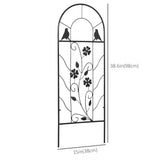 2 Pack Garden Trellis for Climbing Plants, 39" Tall