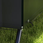 85" x 61" x 59" 3-Seater Patio Swing Cover, Black