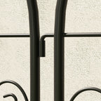 Set of 2 Metal Garden Trellis Panels, 180 x 50 cm, Bird Design